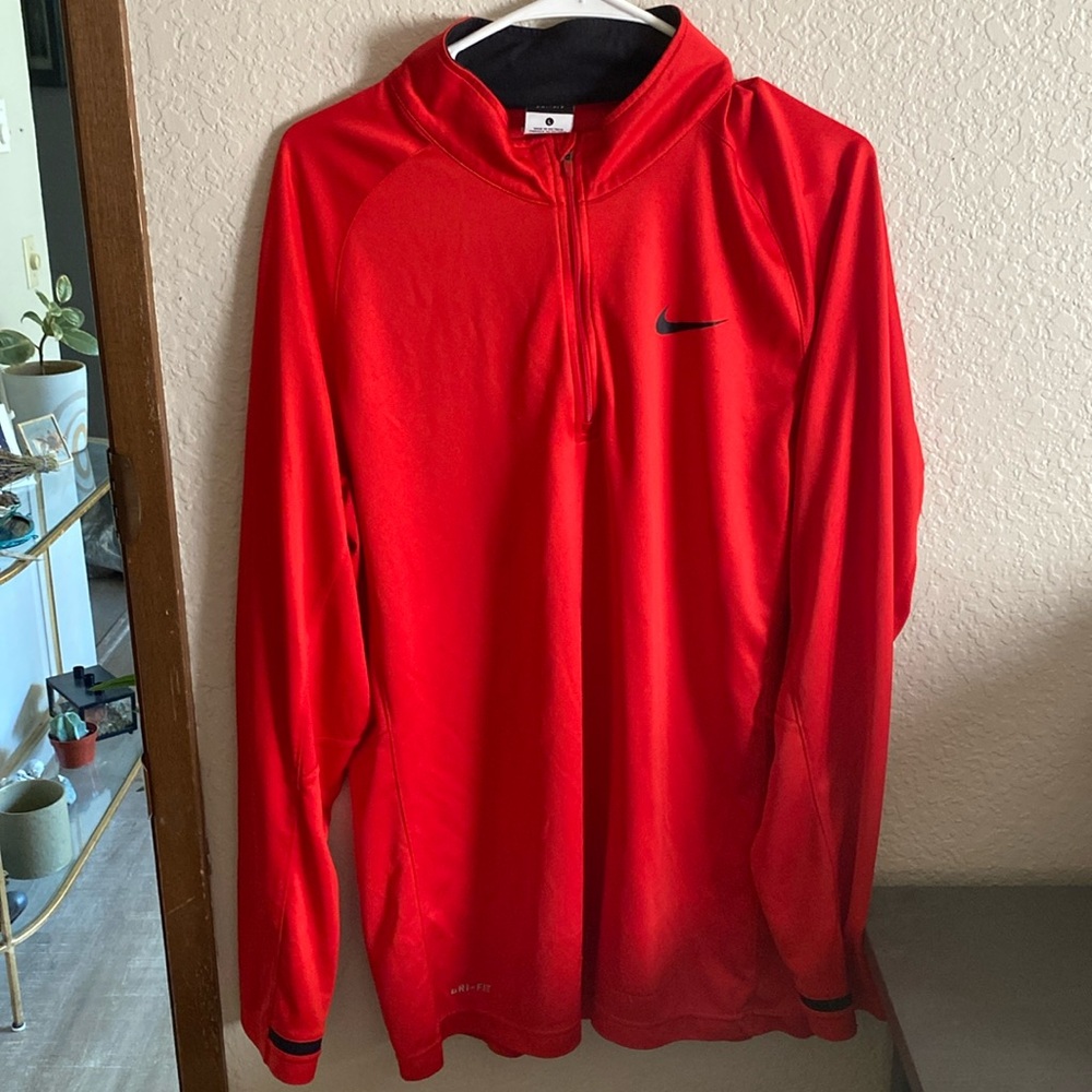 Nike dry-fit quarter zip running jacket